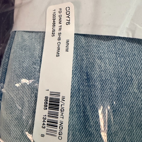 Coach Teri Shoulder Bag In Loved Denim With Charms - Picture 8 of 9